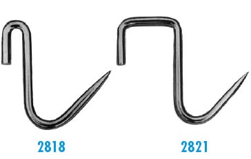 Stainless Steel Rail and Bar Hooks