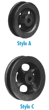 Black and Galvanized Trolley Wheels