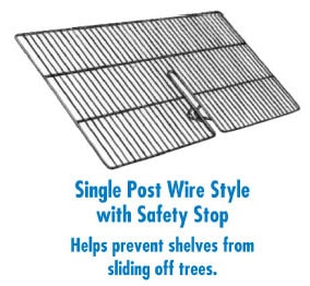 Single Post Wire Style With Safety Stop